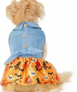 Frisco Chambray Halloween Dog & Cat Dress 12 Frisco Chambray Halloween Dog & Cat Dress -Dog Cat Corner 261165 PT3. SY630 V1633062969