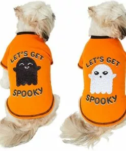 Frisco Sequin Let's Get Spooky Dog & Cat T-Shirt -Dog Cat Corner 261179 PT2. SY630 V1637709123