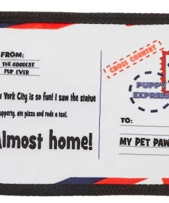 Frisco Road Trip Postcards Flat Plush Squeaky Dog Toy, 3 count -Dog Cat Corner 262005 PT2. SY630 V1619791996