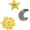 Frisco Road Trip Sun, Moon, & Star Plush Squeaky Dog Toy, 3 count -Dog Cat Corner 262007 MAIN. SY630 V1618598210
