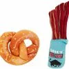 Frisco Road Trip Jerky & Pretzel Plush Squeaky Dog Toy, 2 count -Dog Cat Corner 262011 MAIN. SY630 V1618598317