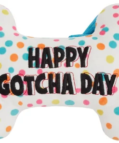 Frisco Birthday Reversible Plush Bone Squeaky Dog Toy -Dog Cat Corner 264432 PT2. SY630 V1619791979