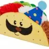 Frisco Birthday Taco Plush Squeaky Dog Toy -Dog Cat Corner 264444 MAIN. SY630 V1618924049