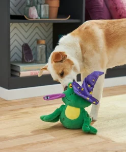Frisco Magic Wizard Frog Plush Squeaky Dog Toy -Dog Cat Corner 265588 PT3. SY630 V1620939075