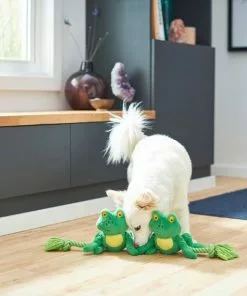 Frisco Magic Frog Plush with Rope Squeaky Dog Toy 7 Frisco Magic Frog Plush with Rope Squeaky Dog Toy -Dog Cat Corner 265606 PT3. SY630 V1620938889