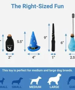 Frisco Magic Chest Hide & Seek Puzzle Plush Squeaky Dog Toy -Dog Cat Corner 265614 PT2. SY630 V1623359286