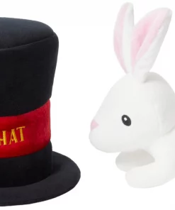 Frisco Magic Rabbit in a Hat 2-in-1 Plush Squeaky Dog Toy -Dog Cat Corner 265616 PT2. SY630 V1623117772