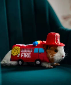 Frisco Firetruck Guinea Pig Costume, One Size -Dog Cat Corner 265899 PT8. SY630 V1624338506