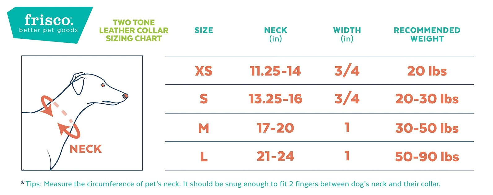 Frisco Two Tone Top Grain Leather Collar 4 Frisco Two Tone Top Grain Leather Collar - Image 2