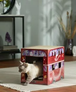 Frisco Magic Bus Cardboard Cat House, 2-Story -Dog Cat Corner 266701 PT3. SY630 V1621535857