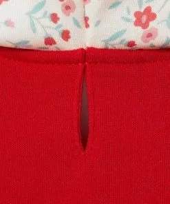 Frisco Floral Accent Dog & Cat Hoodie, Red -Dog Cat Corner 268042 PT5. SY630 V1637720200