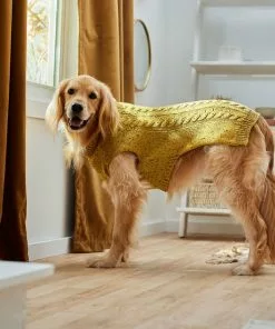 Frisco Cable Knit Dog & Cat Sweater with 60% Recycled Content -Dog Cat Corner 268153 PT8. SY630 V1629757227