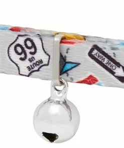 Frisco Traffic Signs Cat Collar, 8-12 Inches -Dog Cat Corner 269476 PT3. SY630 V1619535870