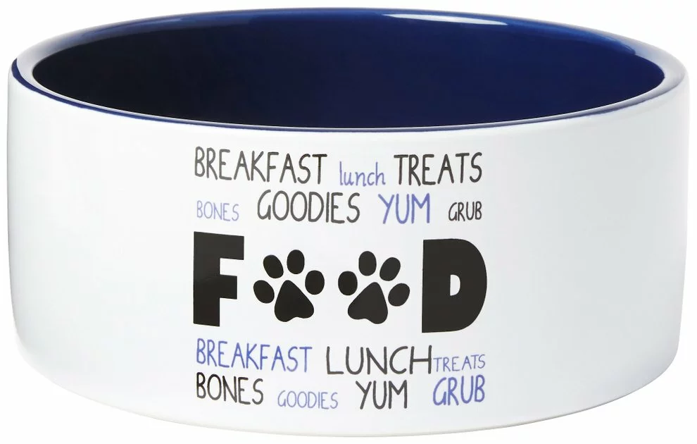 Frisco Food & Paw Non-skid Ceramic Dog Bowl 3 Frisco Food & Paw Non-skid Ceramic Dog Bowl