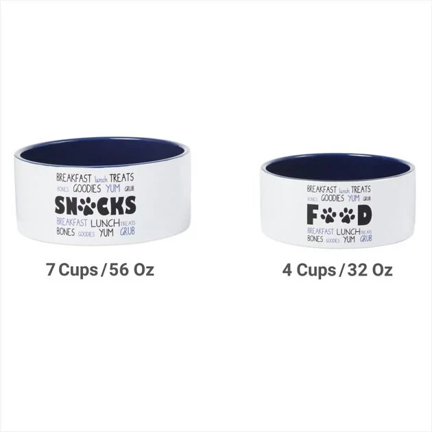 Frisco Food & Paw Non-skid Ceramic Dog Bowl 7 Frisco Food & Paw Non-skid Ceramic Dog Bowl - Image 5