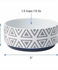 Frisco Tribal Aztec Non-skid Ceramic Dog & Cat Bowl -Dog Cat Corner 270217 PT1. SY630 V1620913761