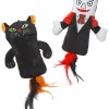Frisco Vampire & Black Cat Plush Kicker Cat Toy with Catnip, 2 count -Dog Cat Corner 270307 MAIN. SY630 V1621949033
