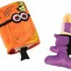Frisco Halloween Monster Book & Candle Plush Cat Toy with Catnip, 2 count