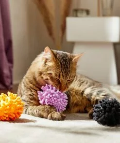 Frisco Halloween Moppy Ball Cat Toy with Catnip, 3 count -Dog Cat Corner 270337 PT3. SY630 V1624817812