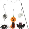 Frisco Halloween Teaser Wand Cat Toy with Catnip, 3 count -Dog Cat Corner 270341 MAIN. SY630 V1621949042