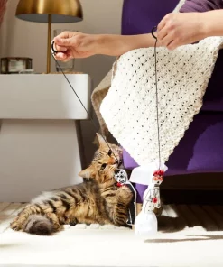 Frisco Sugar Skull Bride & Groom Bouncy Cat Toy with Catnip, 2 count -Dog Cat Corner 270343 PT3. SY630 V1624817778