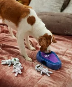 Frisco Halloween Mummy & Coffin Hide & Seek Puzzle Plush Squeaky Dog Toy -Dog Cat Corner 270365 PT3. SY630 V1624817620