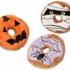 Frisco Halloween Donuts Plush Squeaky Dog Toy, 3 count -Dog Cat Corner 270369 MAIN. SY630 V1621948752