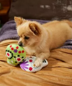 Frisco Sugar Skull Plush Squeaky Dog Toy 7 Frisco Sugar Skull Plush Squeaky Dog Toy -Dog Cat Corner 270443 PT3. SY630 V1624824826