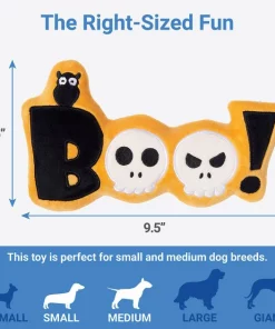 Frisco Halloween Boo! Plush Squeaky Dog Toy 6 Frisco Halloween Boo! Plush Squeaky Dog Toy -Dog Cat Corner 270448 PT1. SY630 V1626284171