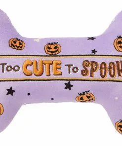 Frisco Halloween My First Halloween Bone Reversible Plush Squeaky Dog Toy -Dog Cat Corner 270452 PT2. SY630 V1624281148