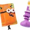 Frisco Halloween Monster Book & Candle Plush Squeaky Dog Toy, 2 count -Dog Cat Corner 270456 MAIN. SY630 V1624071165