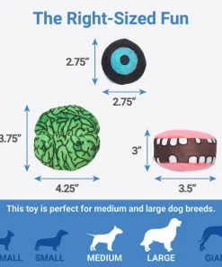 Frisco Halloween Zombie Hide and Seek Puzzle Plush Squeaky Dog Toy 9 Frisco Halloween Zombie Hide and Seek Puzzle Plush Squeaky Dog Toy -Dog Cat Corner 270482 PT2. SY630 V1626285076