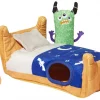 Frisco Monsters Under the Bed Hide & Seek Puzzle Plush Squeaky Dog Toy -Dog Cat Corner 270486 MAIN. SY630 V1621948982