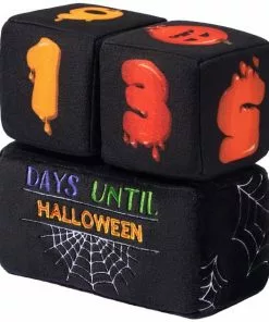 Frisco Halloween 30 Days of Halloween Countdown Blocks Plush Squeaky Dog Toy, 3 count