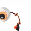 Frisco Halloween Spooky Eyeball Plush with Rope Squeaky Dog Toy -Dog Cat Corner 270502 MAIN. SY630 V1621948956