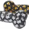 Frisco Halloween Candy Corn & Ghosts TPR Bone Squeaky Dog Toy, 2 count -Dog Cat Corner 270529 MAIN. SY630 V1624070874