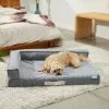 Frisco Chambray Orthopedic Corner Sofa Bolster Dog Bed w/Removable Cover 2 Frisco Chambray Orthopedic Corner Sofa Bolster Dog Bed w/Removable Cover -Dog Cat Corner 270911 MAIN. SY630 V1626881792