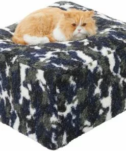 Frisco Sherpa Cube Pillow Cat & Dog Bed, Camo -Dog Cat Corner 270925 PT3. SY630 V1626294165
