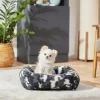 Frisco Sherpa Bolster Cat & Dog Bed, Camo -Dog Cat Corner 270934 MAIN. SY630 V1626881619