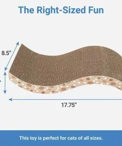Frisco Camping S'mores Wave Cat Scratcher Cat Toy -Dog Cat Corner 270979 PT1. SY630 V1626368481
