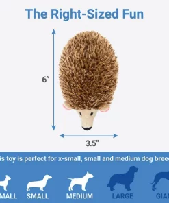 Frisco Camping Hedgehog Plush Squeaky Dog Toy -Dog Cat Corner 270995 PT1. SY630 V1626368500