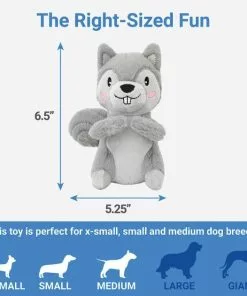 Frisco Camping Squirrel Plush Squeaky Dog Toy 6 Frisco Camping Squirrel Plush Squeaky Dog Toy -Dog Cat Corner 271001 PT1. SY630 V1626368503