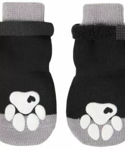 Frisco Non-Skid Dog Socks, Black