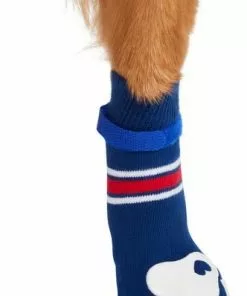 Frisco Non-Skid Navy Dog Socks, Red & White Stripe -Dog Cat Corner 272499 PT3. SY630 V1634829419