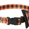 Frisco Halloween Plaid Dog Collar with Bow -Dog Cat Corner 272857 MAIN. SY630 V1624047149