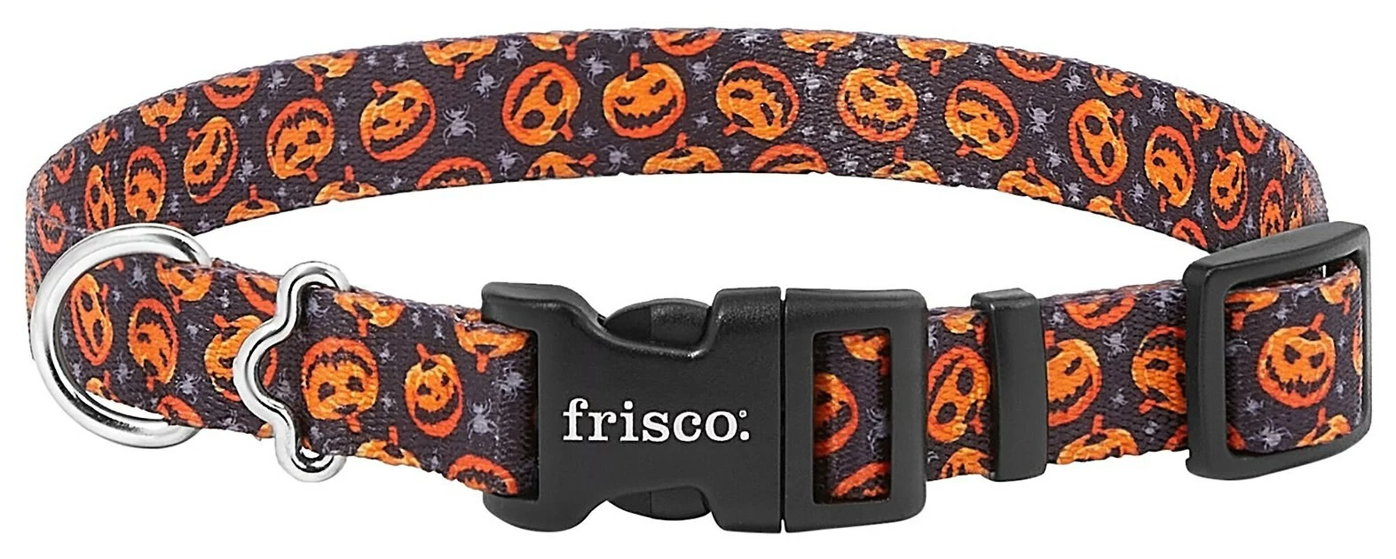 Frisco Spooky Pumpkin Dog Collar 3 Frisco Spooky Pumpkin Dog Collar