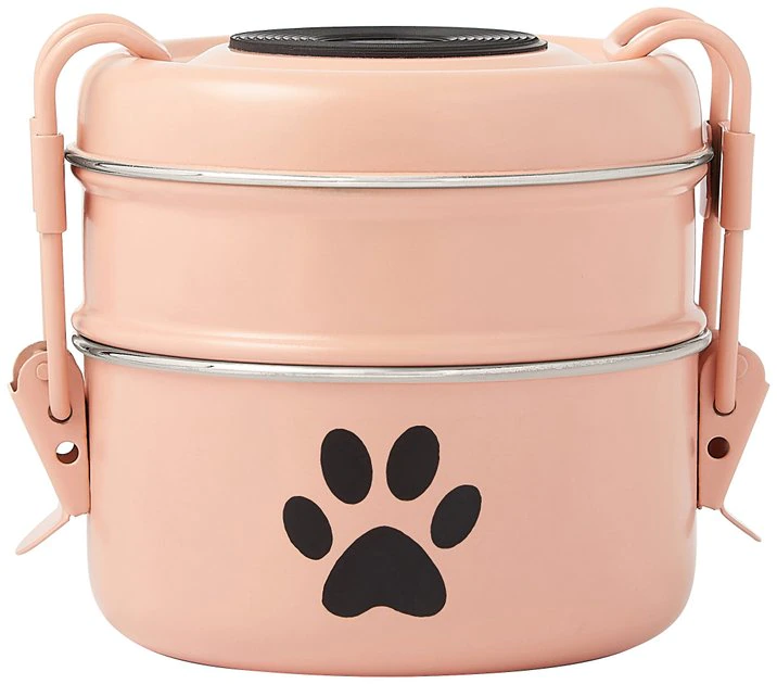 Frisco Complete Travel Stainless Steel Dog & Cat Feeder Bowl 3 Frisco Complete Travel Stainless Steel Dog & Cat Feeder Bowl