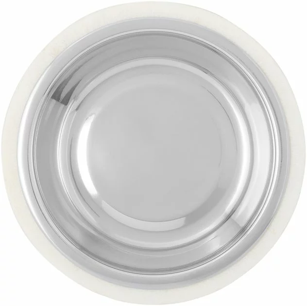 Frisco Marble Design Stainless Steel Dog & Cat Bowl with Wooden Base 7 Frisco Marble Design Stainless Steel Dog & Cat Bowl with Wooden Base - Image 5