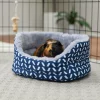 Frisco Small Pet Herringbone Plush Round Cuddler -Dog Cat Corner 278104 MAIN. SY630 V1629465444