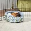 Frisco Small Pet Geometric Plush Oval Cuddler -Dog Cat Corner 278109 MAIN. SY630 V1629465620